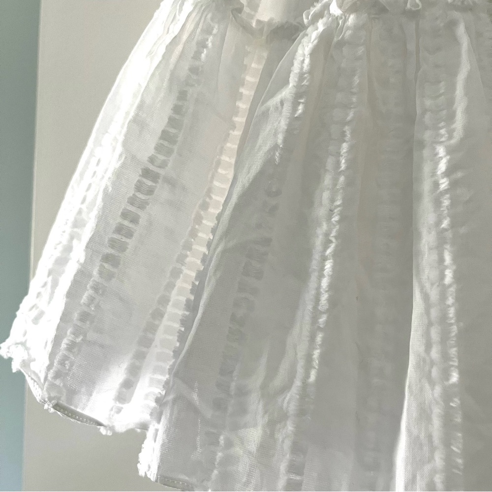 Massimo Dutti Flutter Sleeve Top (Size Us 4 Or Eu… - image 3